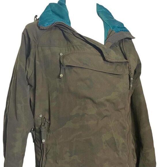 solstice Waterproof Jacket Ski Snow Camo Print Thinsulate Size Medium - Picture 4 of 16